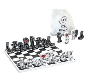 Vilac Modern Wooden Chess Keith Haring